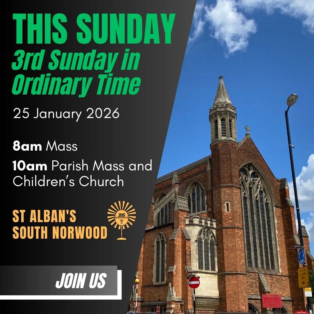 This Sunday – 3rd Sunday in Ordinary Time – 25 January 2026