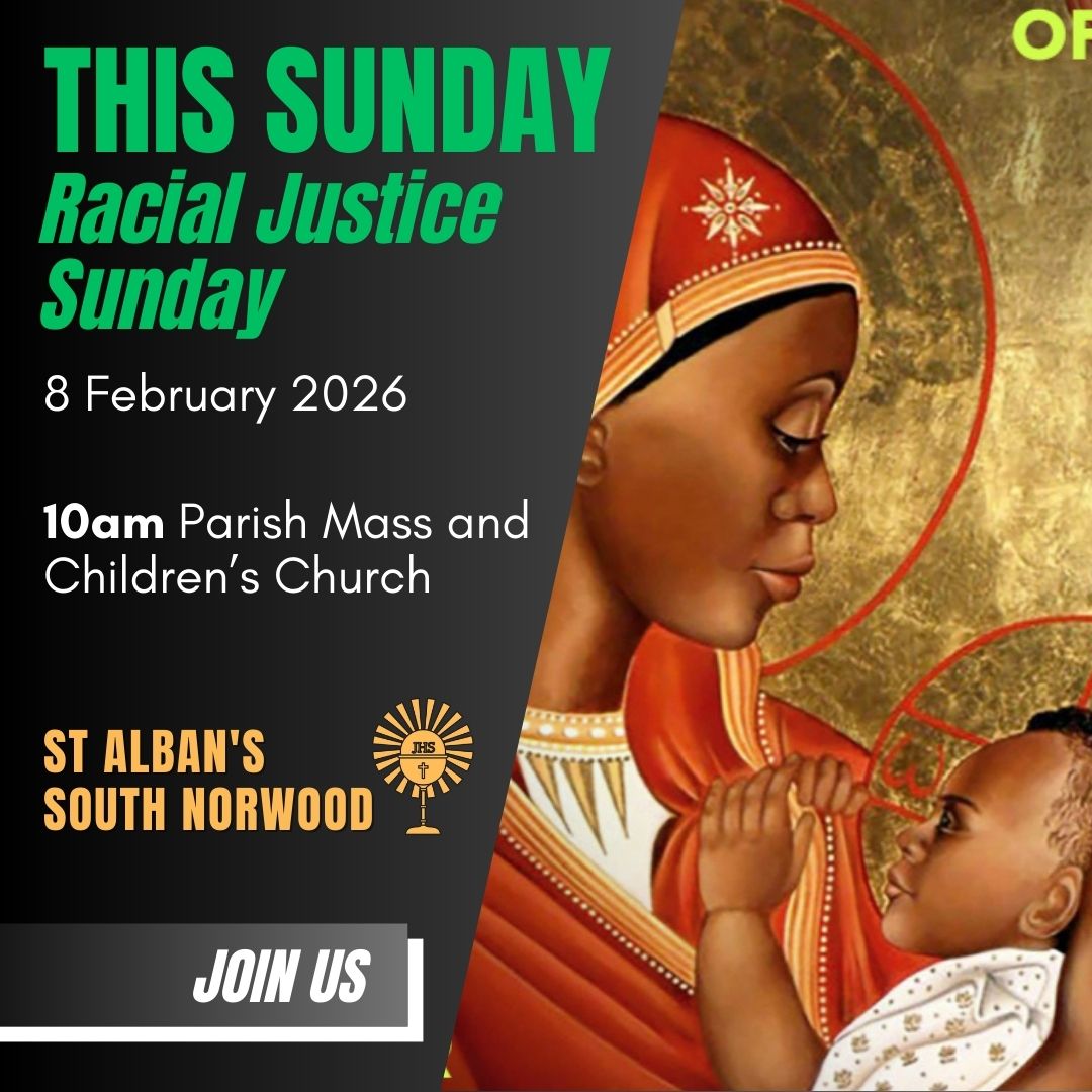 This Sunday – Racial Justice Sunday – 8 February 2026