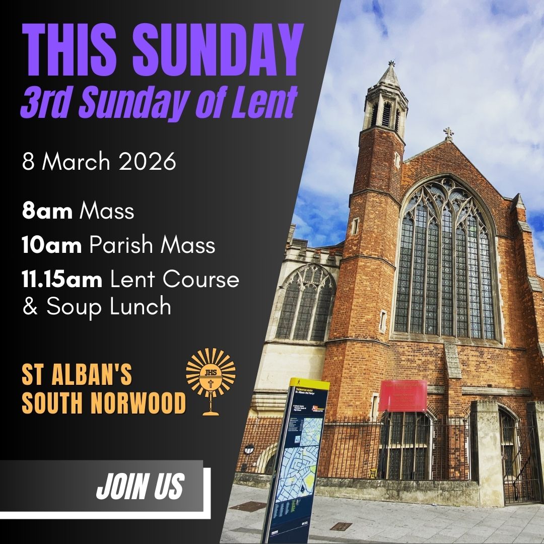 3rd Sunday of Lent – 8th March 2026