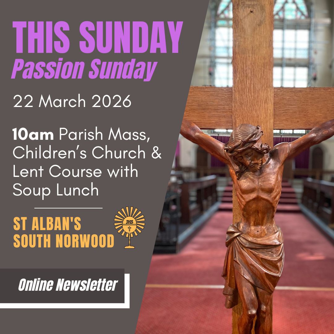 5th Sunday Of Lent – Passiontide