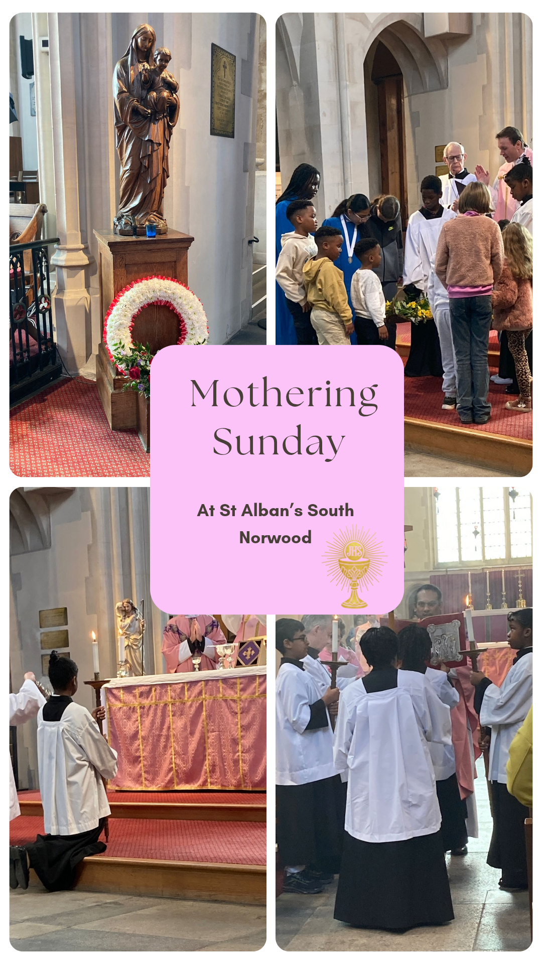 A truly blessed Mothering Sunday at St Alban’s this morning.