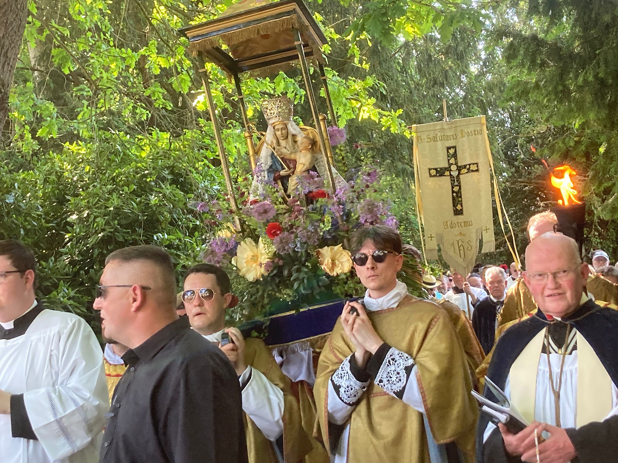 From Our Trip to the Shrine of Our Lady of Walsingham for Nationals.