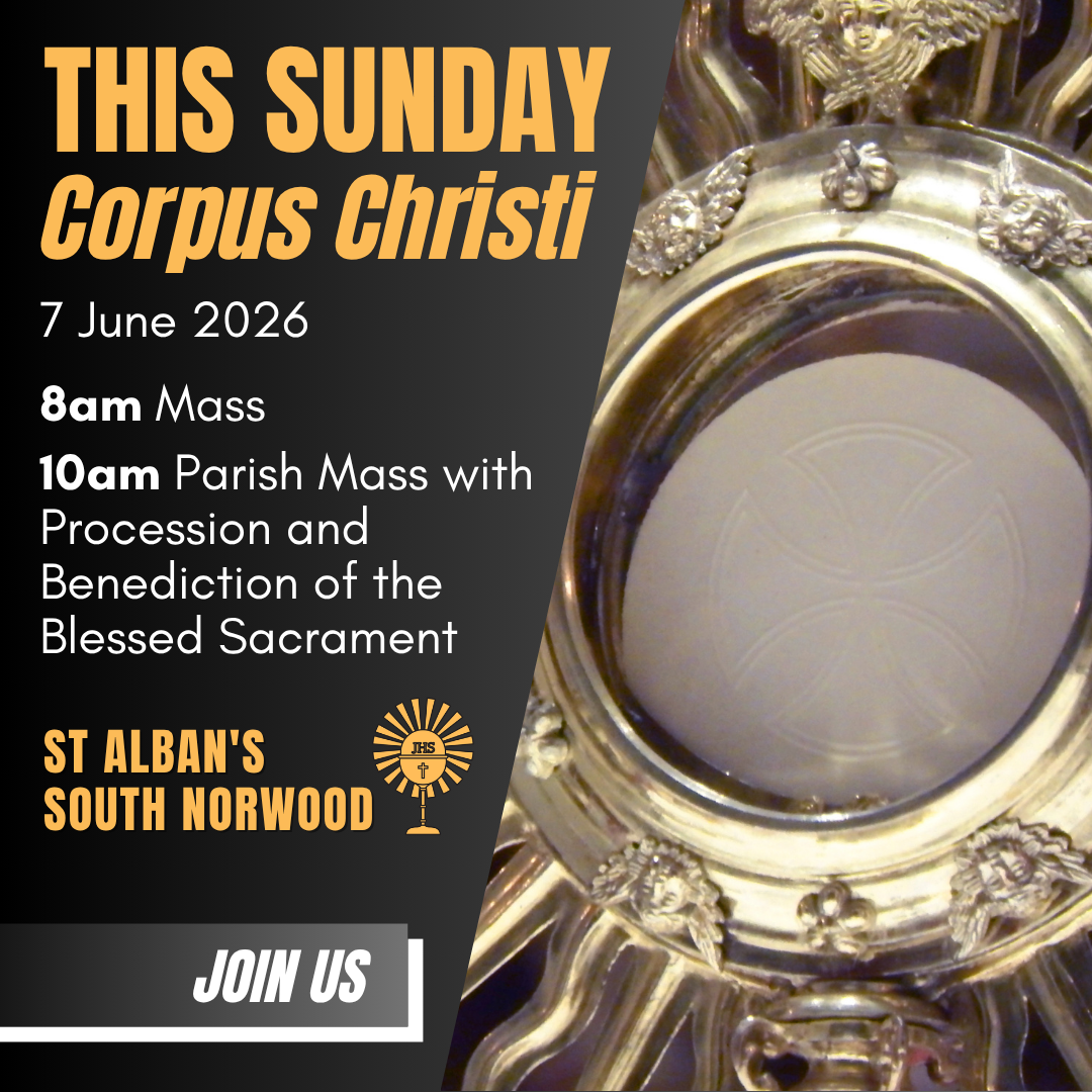Sunday 7 June 2026 – Corpus Christi