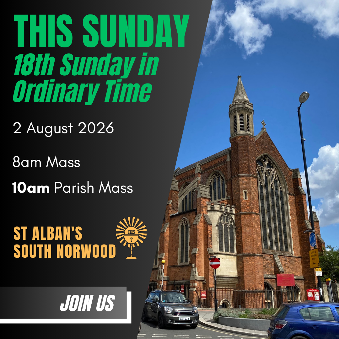 2 August 2026 -18th Sunday in Ordinary Time