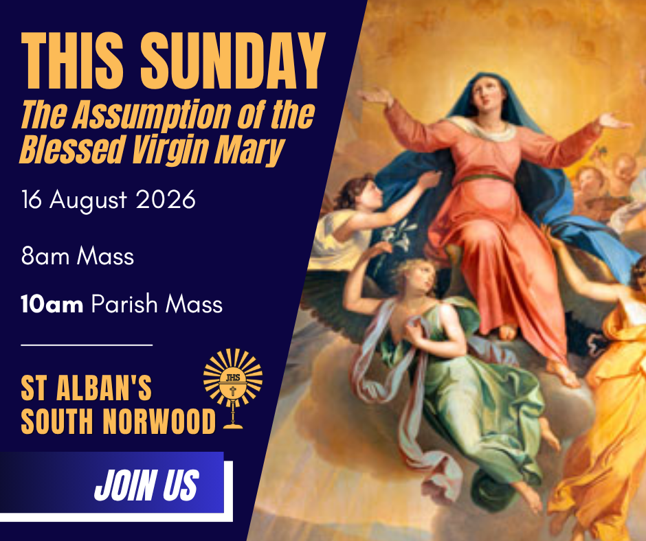 16 August 2026 -The Assumption of the Blessed Virgin Mary
