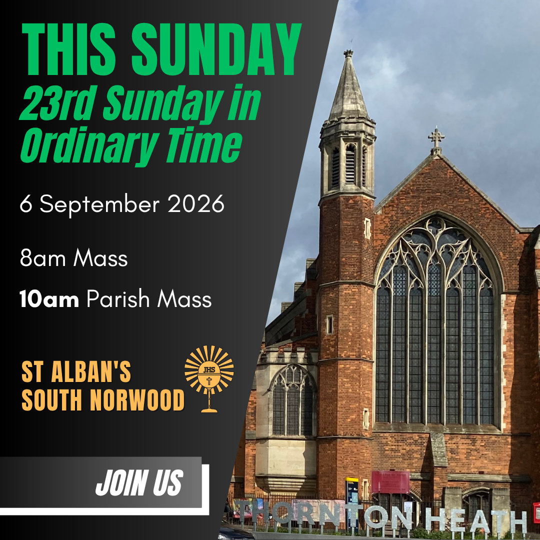 6 September 2026 – 23rd Sunday In Ordinary Time