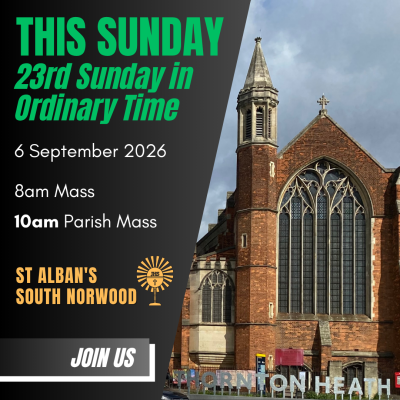 6 September 2026 – 23rd Sunday In Ordinary Time