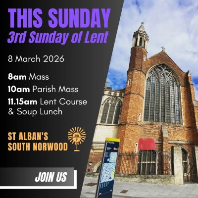3rd Sunday of Lent – 8th March 2026