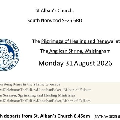 The Pilgrimage of Healing and Renewal at The Anglican Shrine, Walsingham