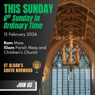 This Sunday – 6th Sunday in Ordinary Time