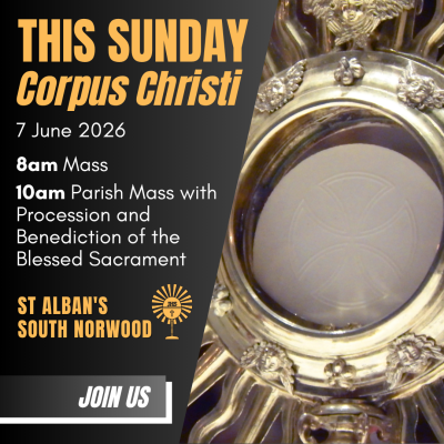 Sunday 7 June 2026 – Corpus Christi