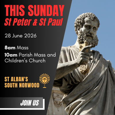 28 June 2026 – St Peter & St Paul | Ordination Season